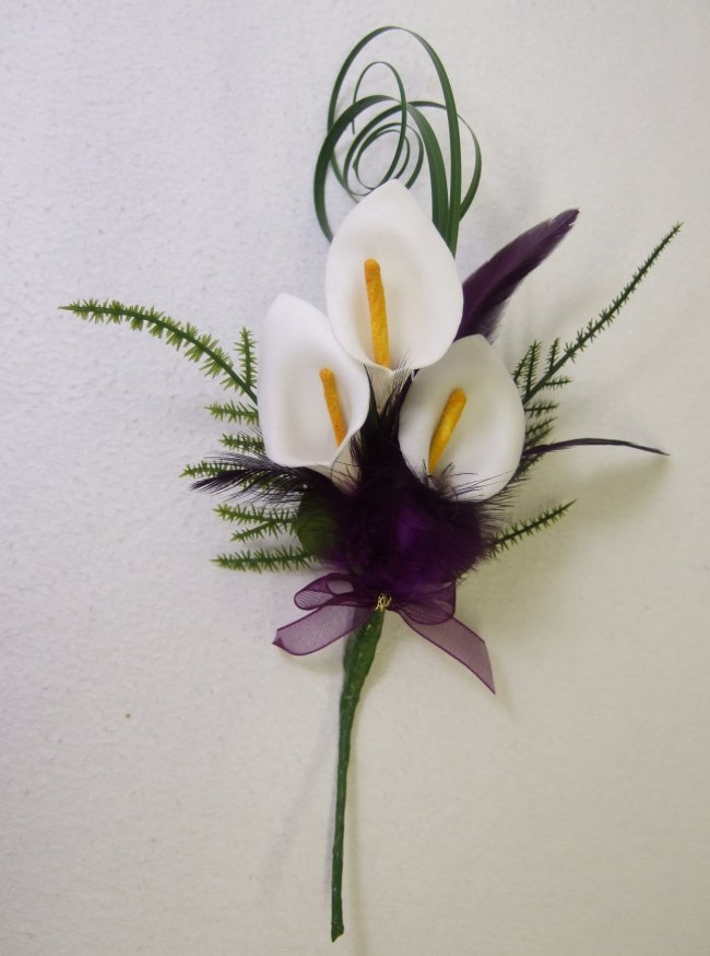 Silk Bouquets Calla Lily Corsage