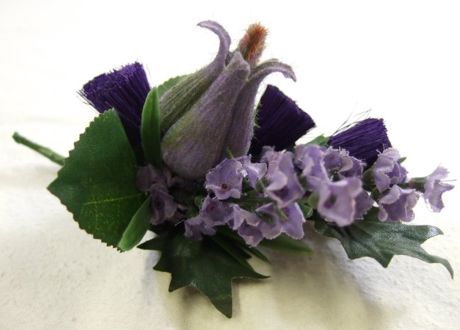 Scottish Thistle Corsage