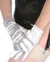 Silk Stockings Ltd. Hosiery Gloves- White- One Size