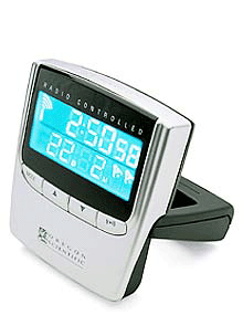 Silva Radio Controlled Travel Clock - Silver