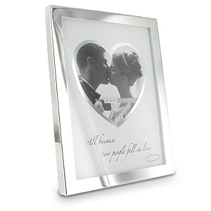 SILVER 5x5 Wedding Photo Frame