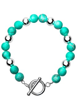 SILVER and Turquoise Toggle Bracelet 303.00.4020