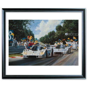 Silver Arrows Print Signed