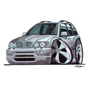 silver BMW X5 Kids T-shirt