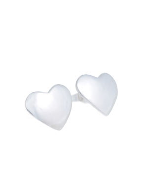 Silver Chilli Dulce Heart Earrings