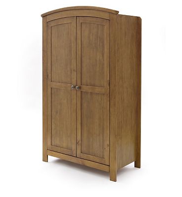 Silver Cross Ashby Wardrobe - Light Walnut