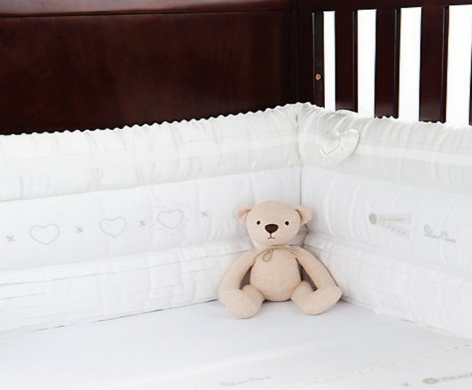 Silver Cross Cot Bumper Hand Made With Love