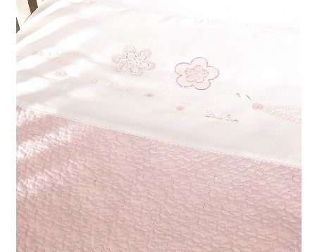 Silver Cross Coverlet Vintage Pink 2014