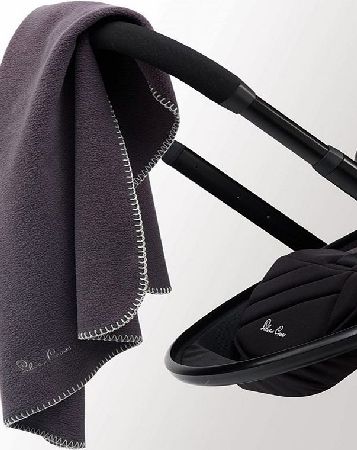 Silver Cross Fleece Blanket Charcoal