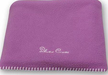 Silver Cross Fleece Blanket Lilac