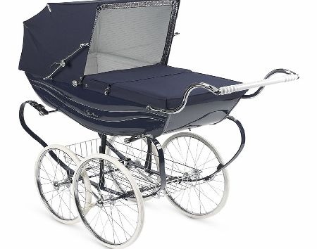 Silver Cross Heritage Balmoral Pram Navy 2014