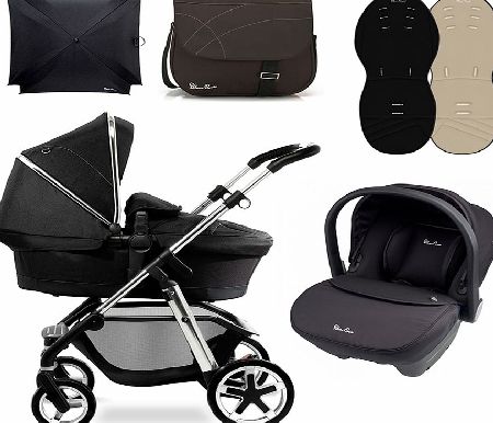 Silver Cross Pioneer Package Chrome/Black