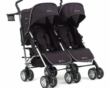 Silver Cross Pop Duo Twin Pushchair Pepper 2014