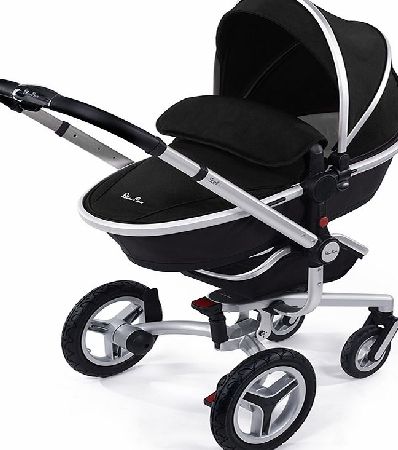 Silver Cross Surf 2 Pram Silver/Black
