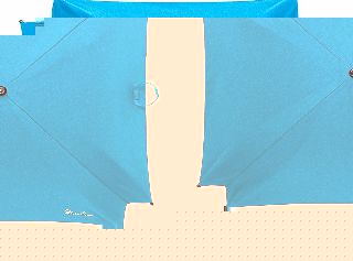 Silver Cross Wayfarer/Surf Parasol Sky Blue 2014