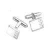 SILVER Cut Out Cufflinks