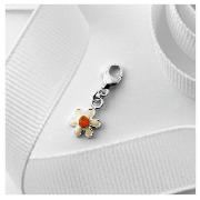 Silver Daisy Charm