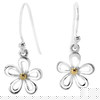 Daisy Flower Drop Earrings