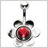 SILVER Daisy May Navel Bar Attachment