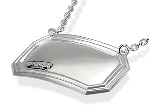 Silver Decanter Label 010456