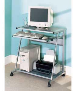 Silver Effect PC Trolley