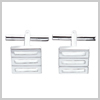 SILVER Gate Cufflinks by Fred Bennett