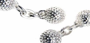 SILVER Golf Ball Cufflinks 4606CP