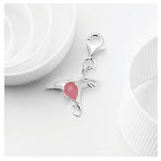 Silver Humming Bird Charm