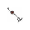 SILVER Karma Sutra K Navel Bar Attachment
