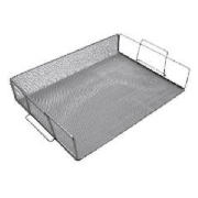 Silver Mesh Stackable Lettertray