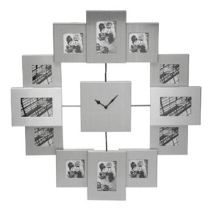 Multi Collage Photo Frame Clock