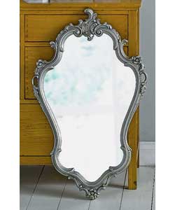 Silver Ornamental Mirror
