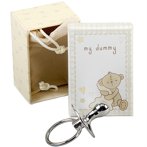 SILVER Plated Baby Dummy with Presentation Box