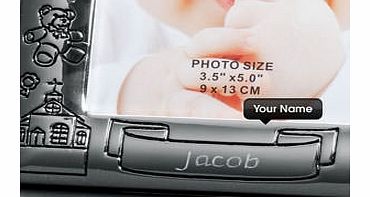 Plated Christening Day Frame