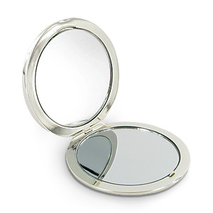 Plated Diamonds Collection Round Compact