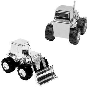 SILVER Plated Digger Money Box