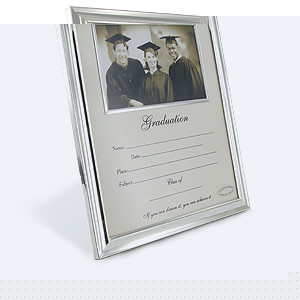 Plated Graduation Data Photo Frame