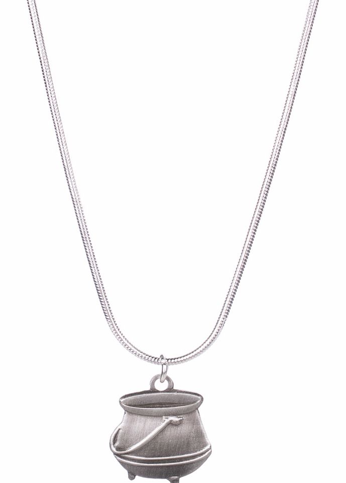 SILVER Plated Harry Potter Cauldron Necklace