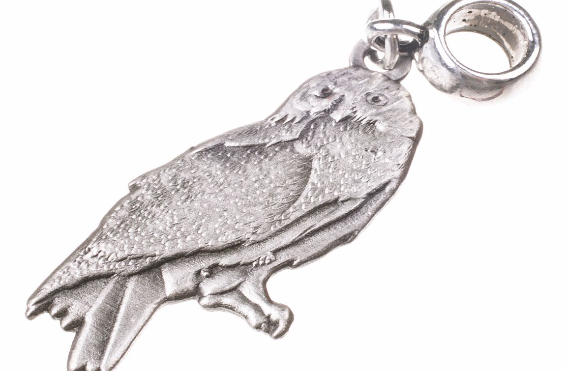 SILVER Plated Harry Potter Hedwig Owl Slider Charm