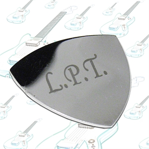 SILVER Plated Personalised Plectrum