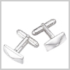 SILVER Pyramid Cufflinks
