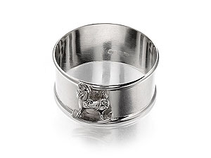 silver Rocking Horse Napkin Ring 011093
