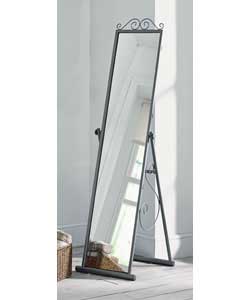Scroll Cheval Mirror