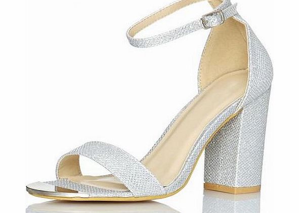 Shimmer Block Heel Shoes