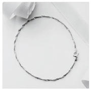 Silver Singapore Chain Anklet