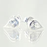 tear drop earrings set with Cubic Zirconia