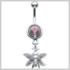SILVER Wasp Navel Bar Attachment
