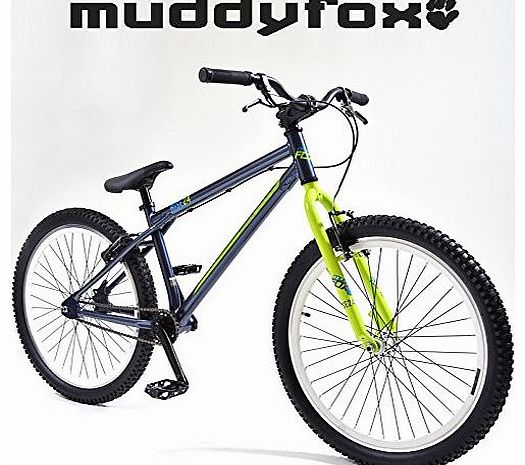 Muddyfox Rise 24`` BMX Bike - Gents - Blue and Green - (New 2015 Range).