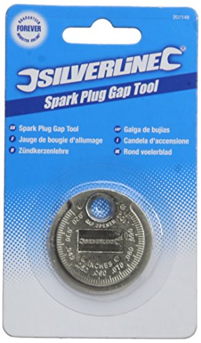 Silverline 202148 Spark Plug Gap Tool 0.5 - 2.55mm / 0.02 - 0.1-inch