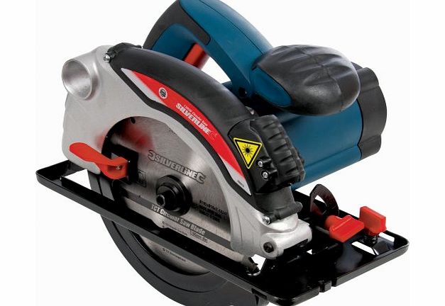 Silverline Tools Silverline 285873 Silverstorm Circular Saw with Laser Guide, 1300 W